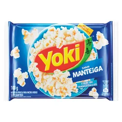 Milho P/ Pipoca Micro Yoki Pacote 100g Manteiga
