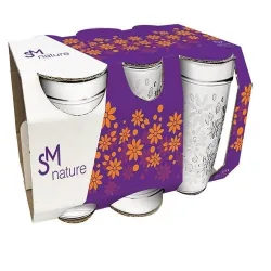 Jogo De Copos Nadir 6un 270ml Vidro Sma Nature