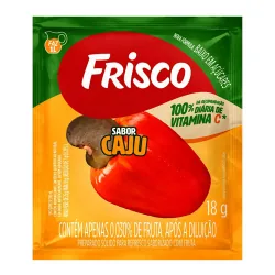 Refresco Em Pó Frisco Caju 18g