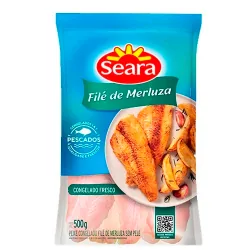 File De Merluza Seara Pct 500g Congelado S/ Pele