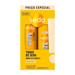 Kit Shampoo + Cond Seda Un Sh 300ml Cond 190ml Toque De Seda