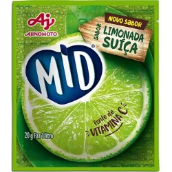 Preparo P/ Refresco Mid Pacote 20g Limonada