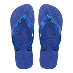 Chinelo Adulto Havaianas Par Brasil Azul Naval 39/40