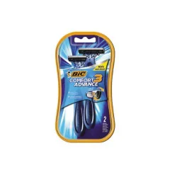 Aparelho De Barbear Bic Comfort 3 Pele Normal Com 2un