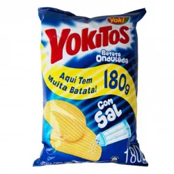 Batata Ondulada Yokitos Pacote 180g C/ Sal
