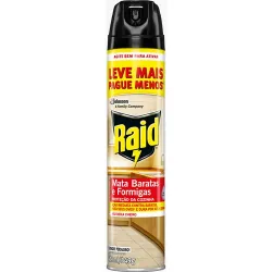 Inseticida Aerosol Raid 420ml Lv + Pg - Baratas E Formigas
