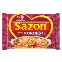 Tempero Em Pó Sazon Sachê 60g Sabor Nordeste