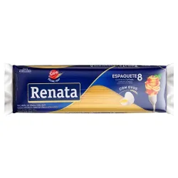 Macarrão C/ Ovos Renata Pacote 500g Espaguete N8