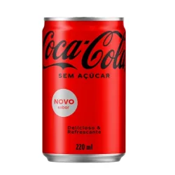 Refrigerante Coca Cola Zero Açúcar 220ml