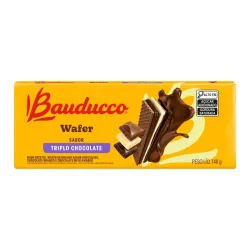 Wafer Bauducco Triplo Chocolate 140g