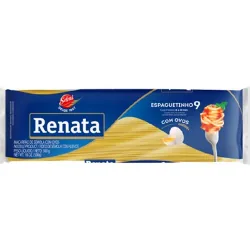 Massa Espaguete Renata Com Ovos Numero 9 500gr