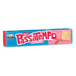 Biscoito Recheado Passatempo De Morango 130g