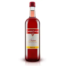 Vinho Nacional Campo Largo Garrafa 750ml Rosado Suave