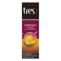 Cápsula De Café 3 Corações Caixa 8g Expresso Vibrante
