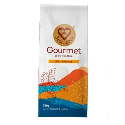 Café Moído 3 Corações Stand Up 250g Gourmet Sul De Minas