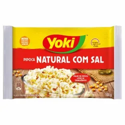 Milho P/ Pipoca Micro Yoki Pacote 100g C/ Sal