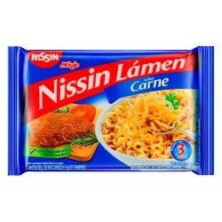 Macarrão Instantâneo Nissin Miojo Carne 80g