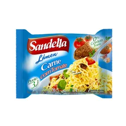 Macarrão Instantâneo Sandella Pacote 85g Carne C/ Tomate