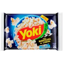 Milho P/ Pipoca Micro Yoki Pacote 100g Manteiga Cinema