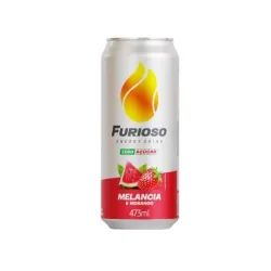 Energetico 473ml (melancia E Morango Zero) Furioso