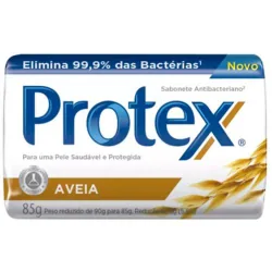 Sabonete Em Barra Protex Pacote 85g Antibac Aveia