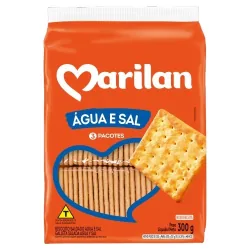 Biscoito Salgado Marilan Pct 300g Agua E Sal